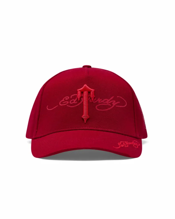 Trapstar x Ed Hardy Irongate T Cap - Red