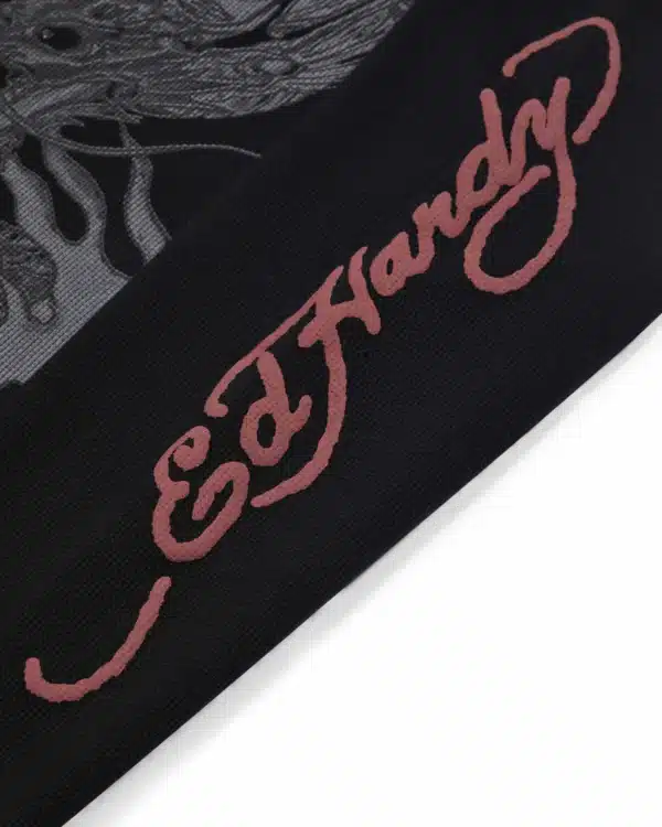 Trapstar x Ed Hardy Waffle LS Top - Black