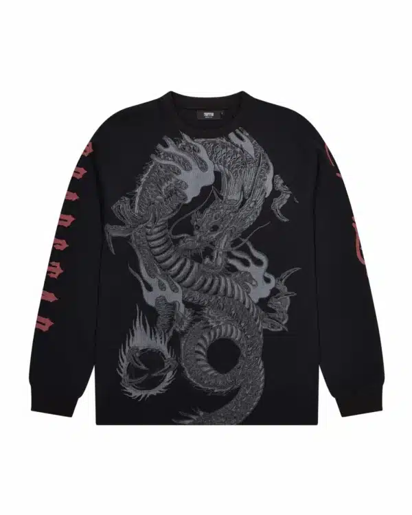 Trapstar x Ed Hardy Waffle LS Top - Black