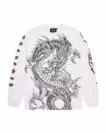 Trapstar x Ed Hardy Waffle LS Top - White