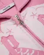 Trapstar x Ed Hardy Irongate Zip Through Hoodie - Pink